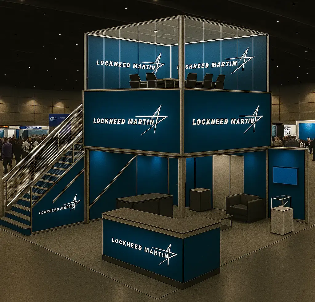 30x30  Global Trade Show Exhibit Rental