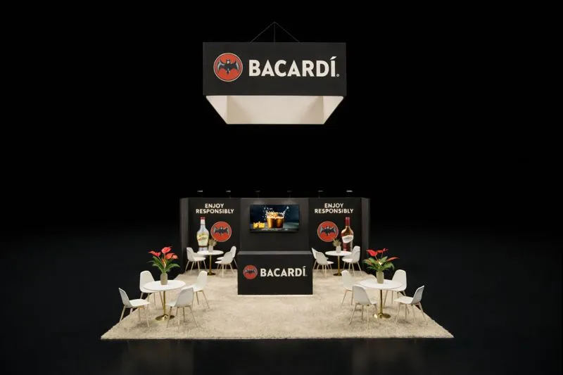 10×10 Brand Promotion Trade Show Booth